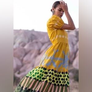 Oliphant Palma Saffron One Shoulder Maxi Dress